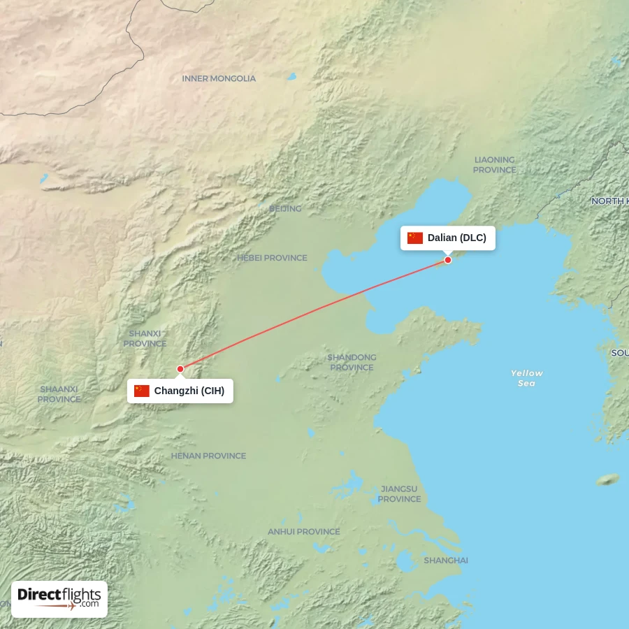 CIH - DLC route map