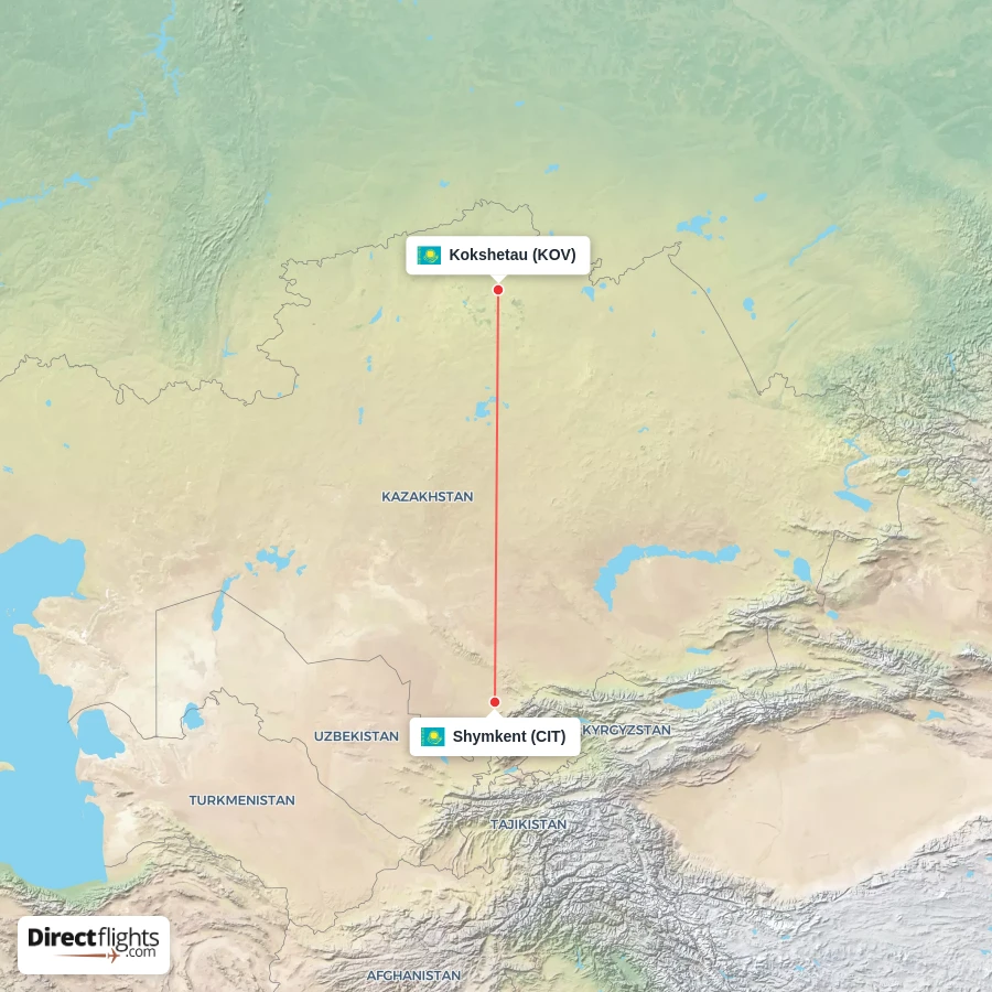 CIT - KOV route map