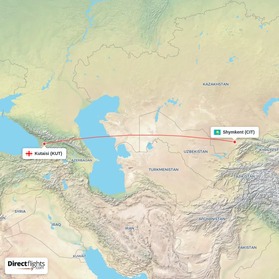 CIT - KUT route map