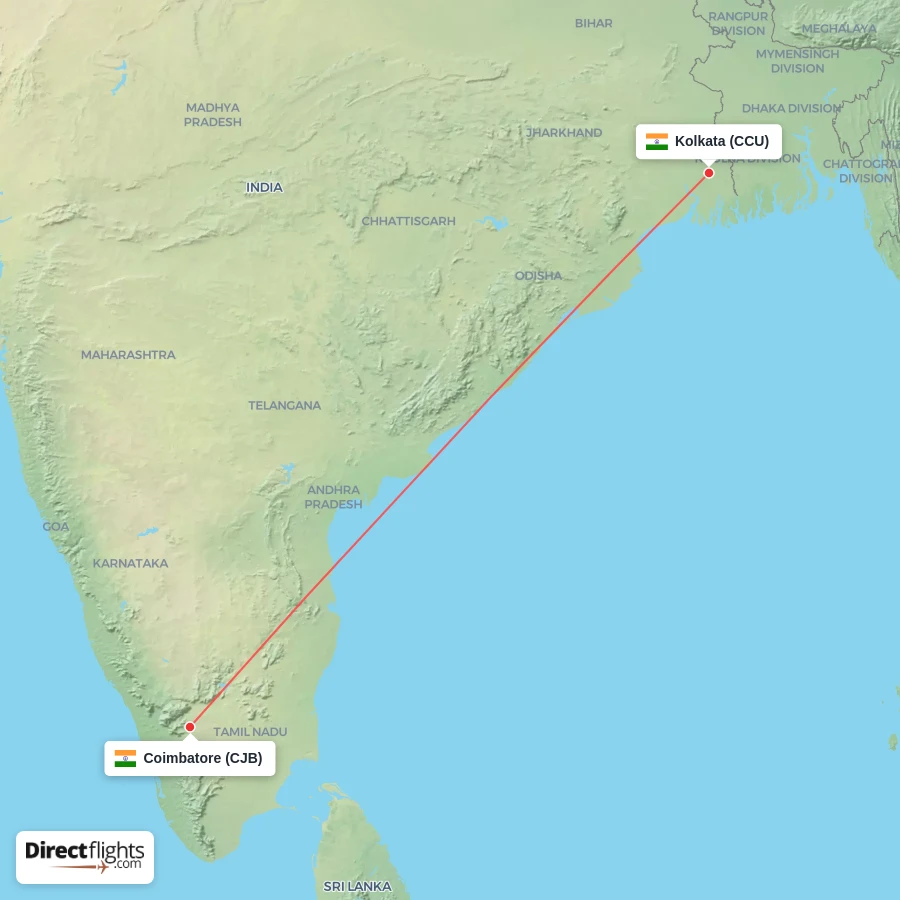 CJB - CCU route map