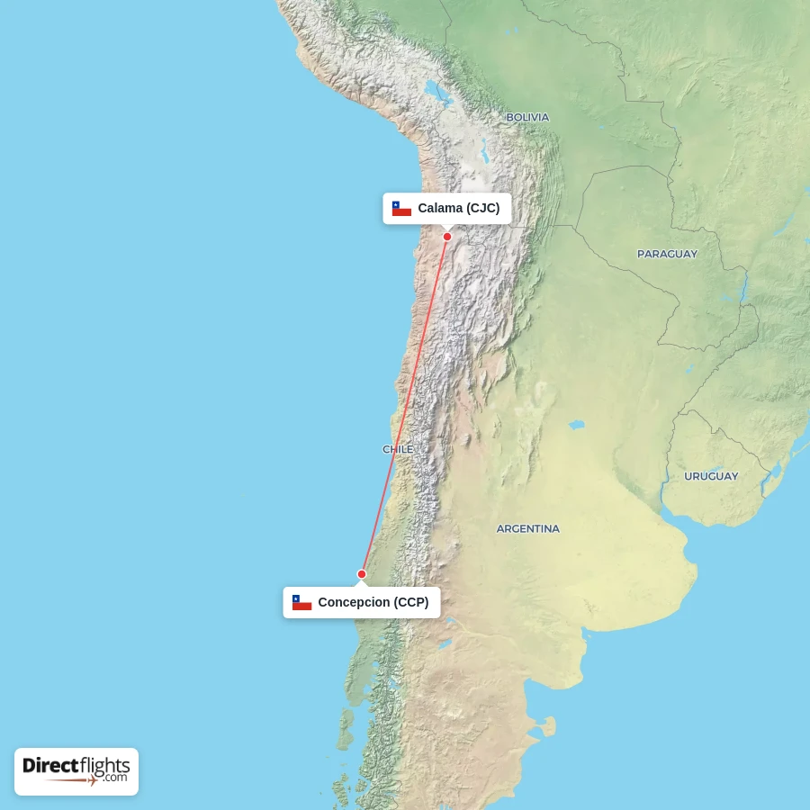 CJC - CCP route map