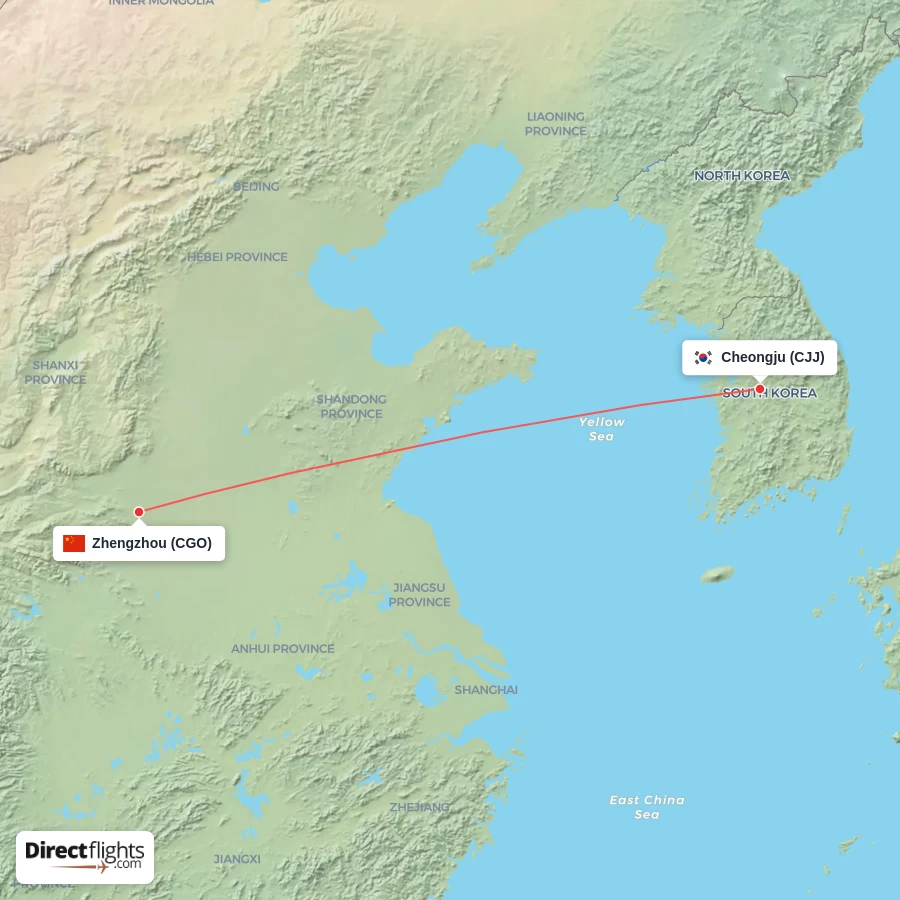 CJJ - CGO route map