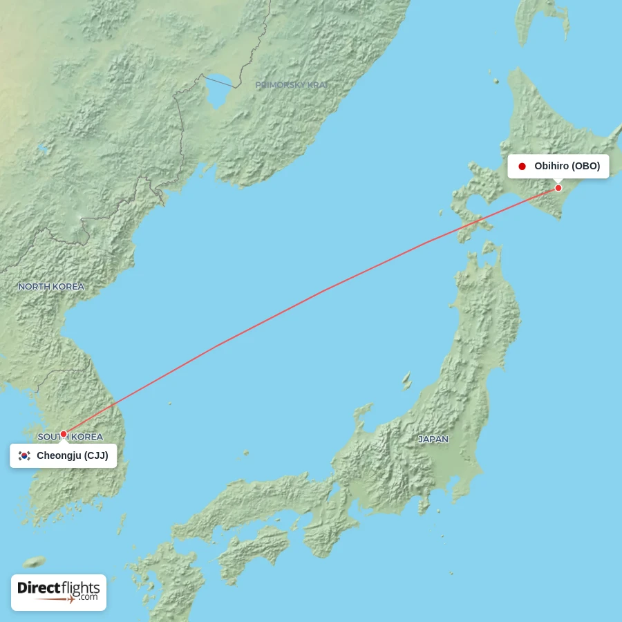CJJ - OBO route map