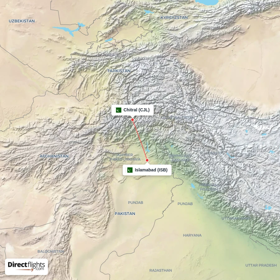 CJL - ISB route map