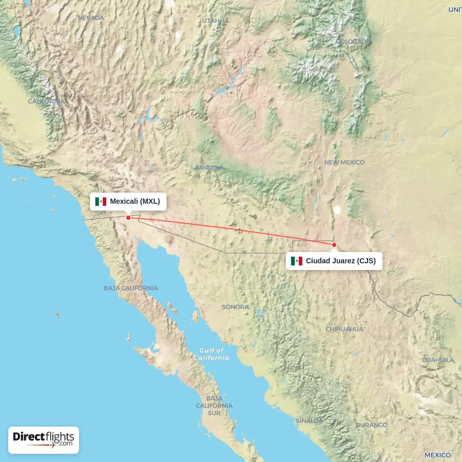 CJS - MXL route map