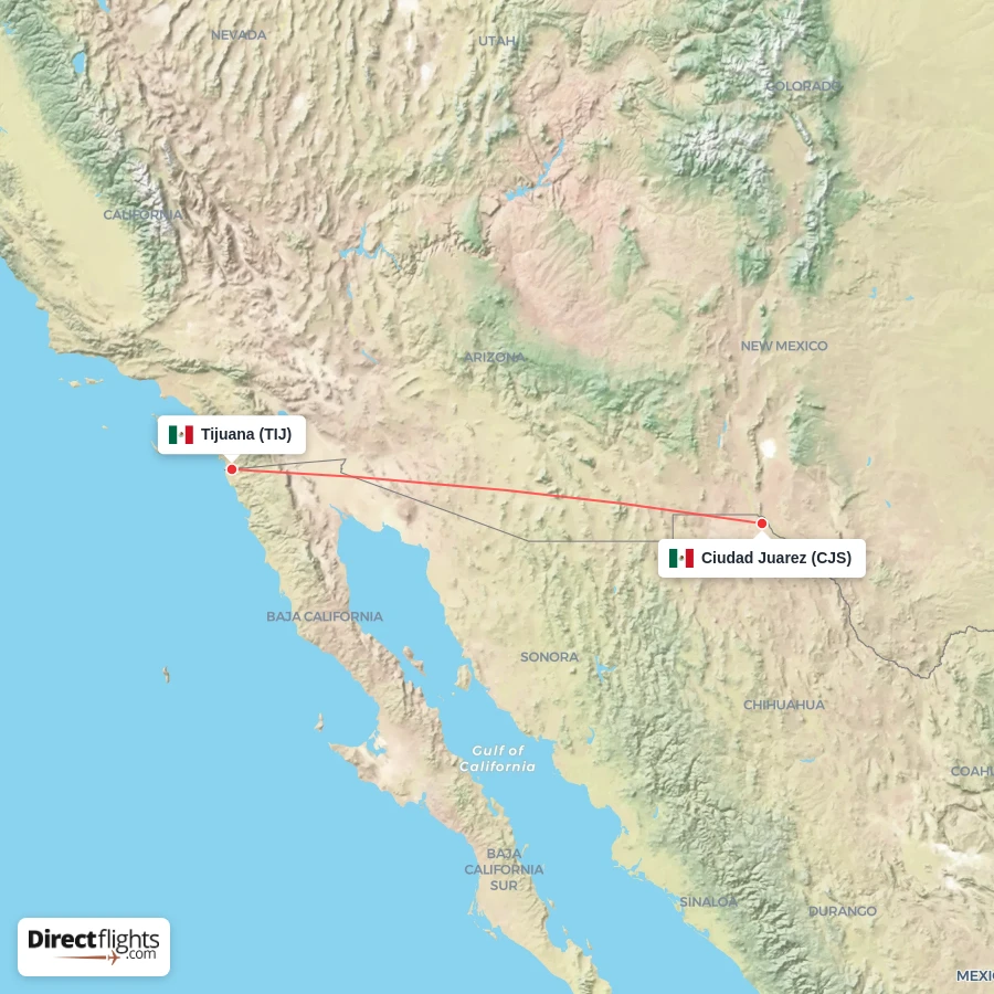 CJS - TIJ route map