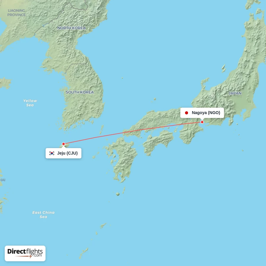CJU - NGO route map