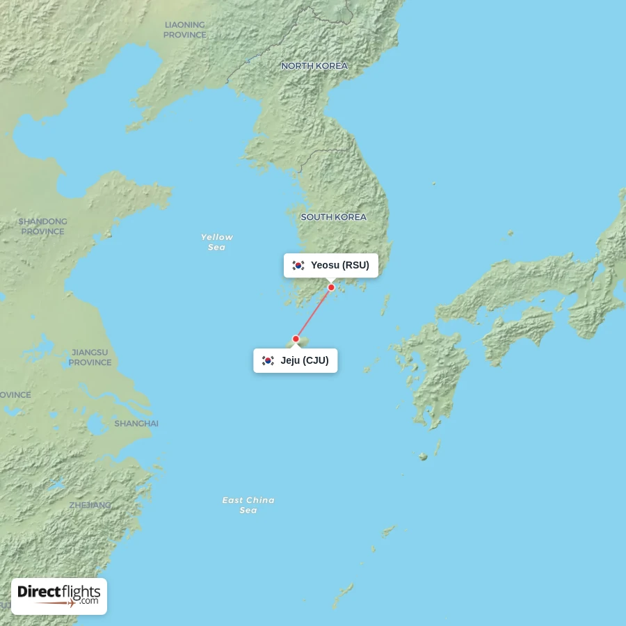 CJU - RSU route map