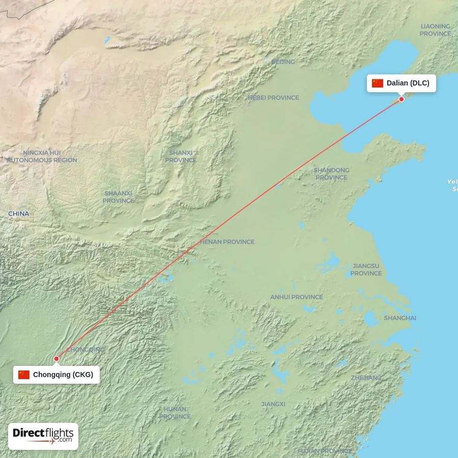 CKG - DLC route map