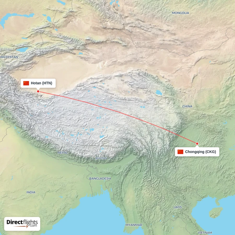 CKG - HTN route map