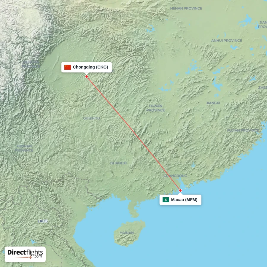 CKG - MFM route map