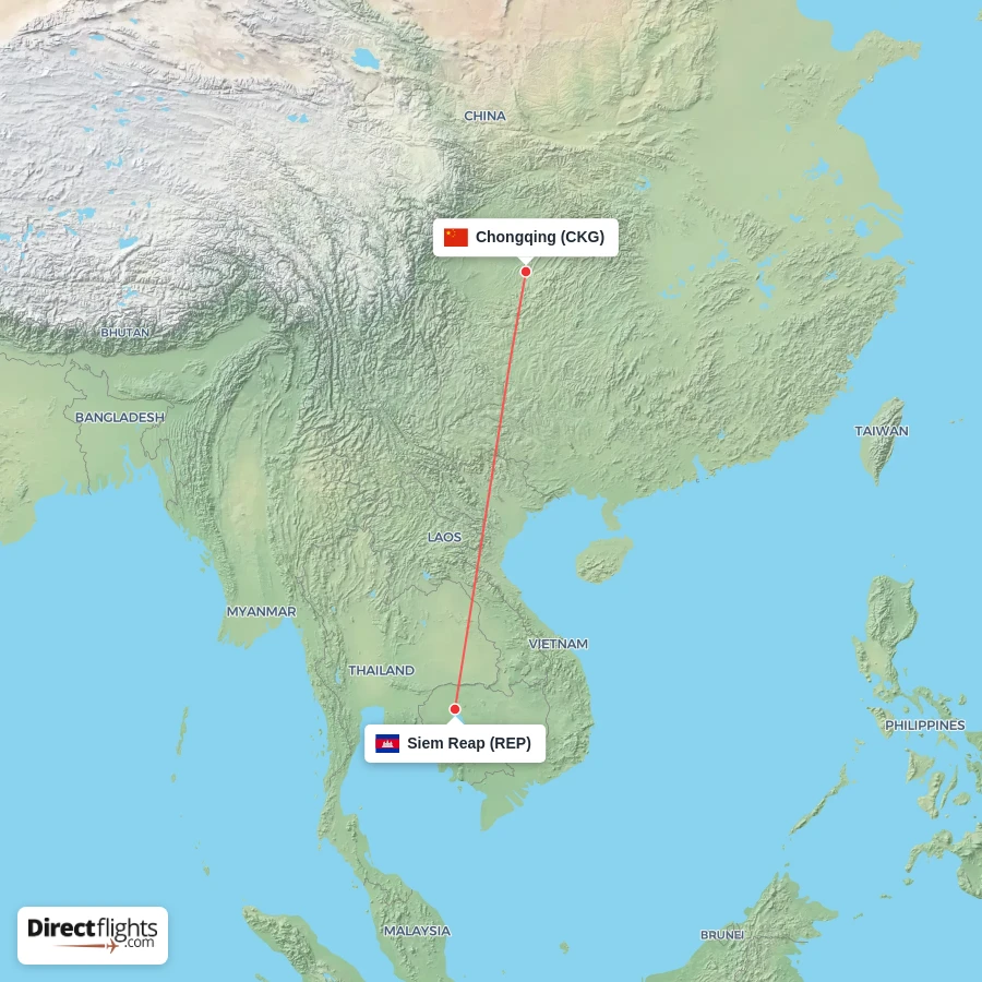 CKG - REP route map