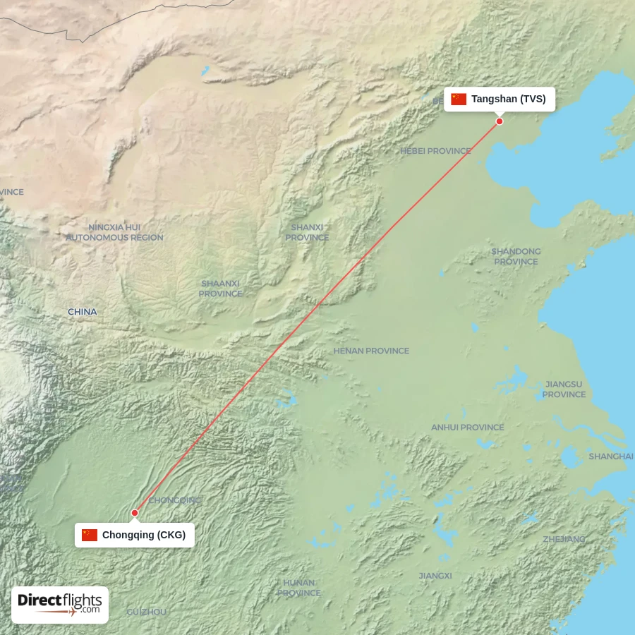 CKG - TVS route map