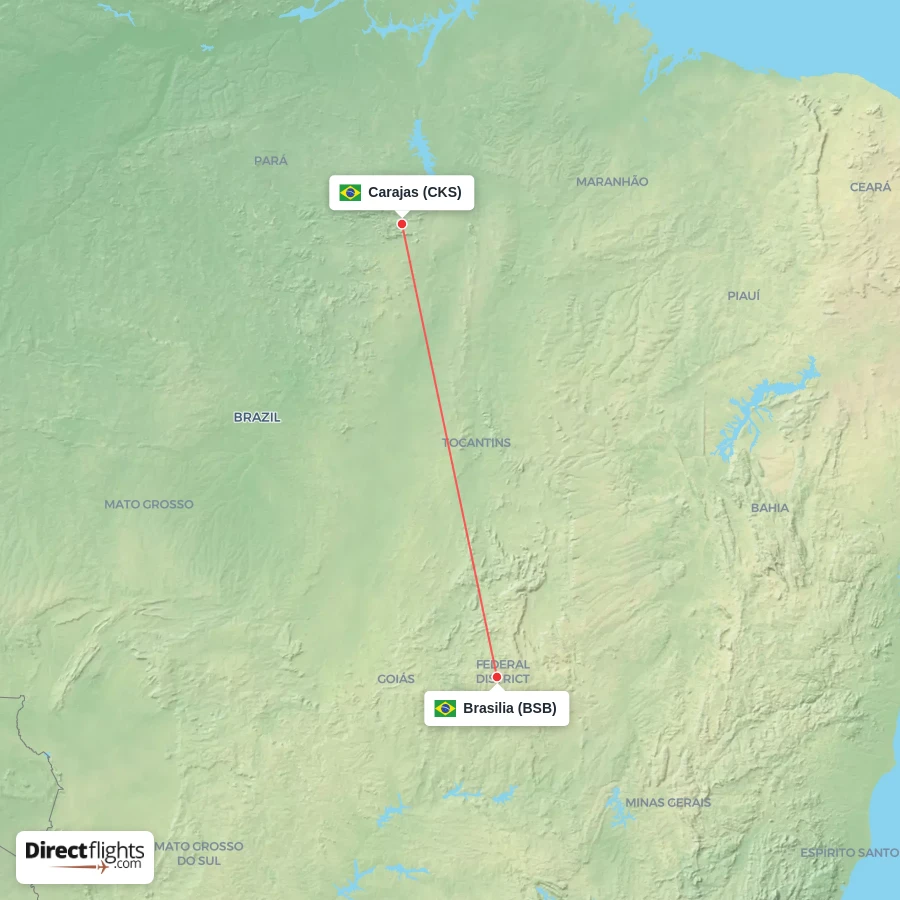 CKS - BSB route map