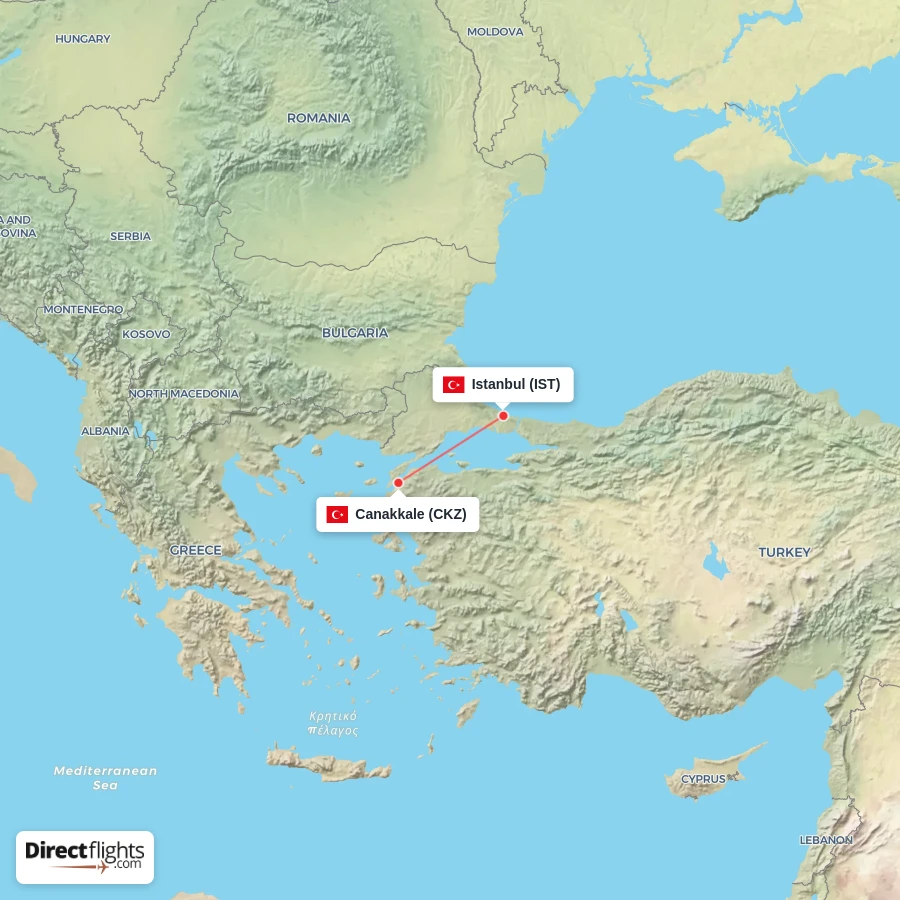 CKZ - IST route map