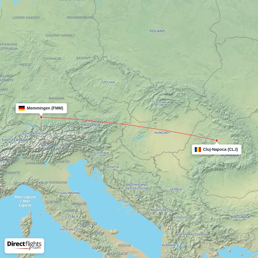 CLJ - FMM route map