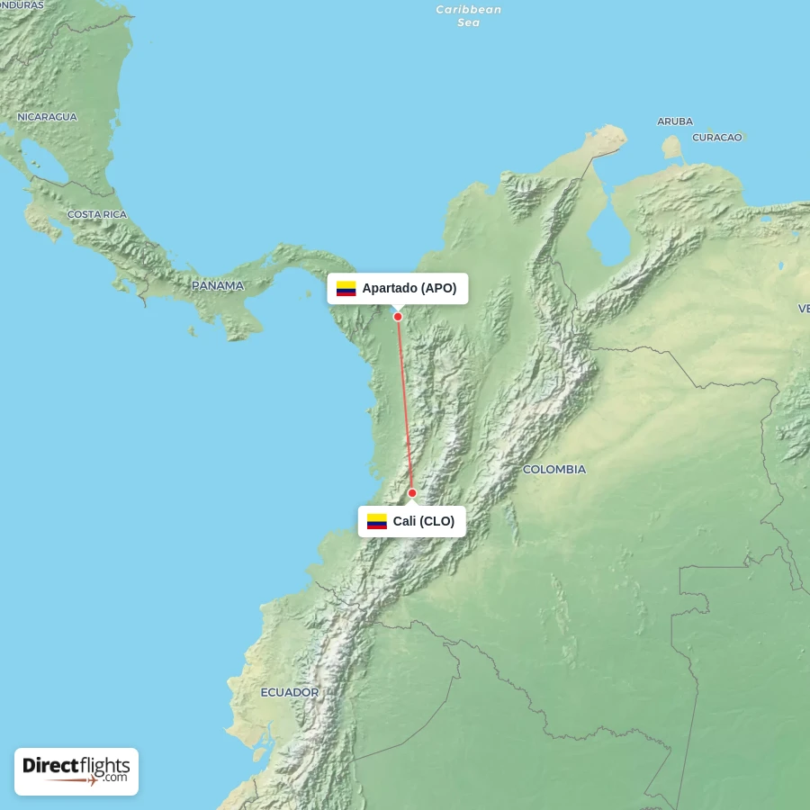 CLO - APO route map