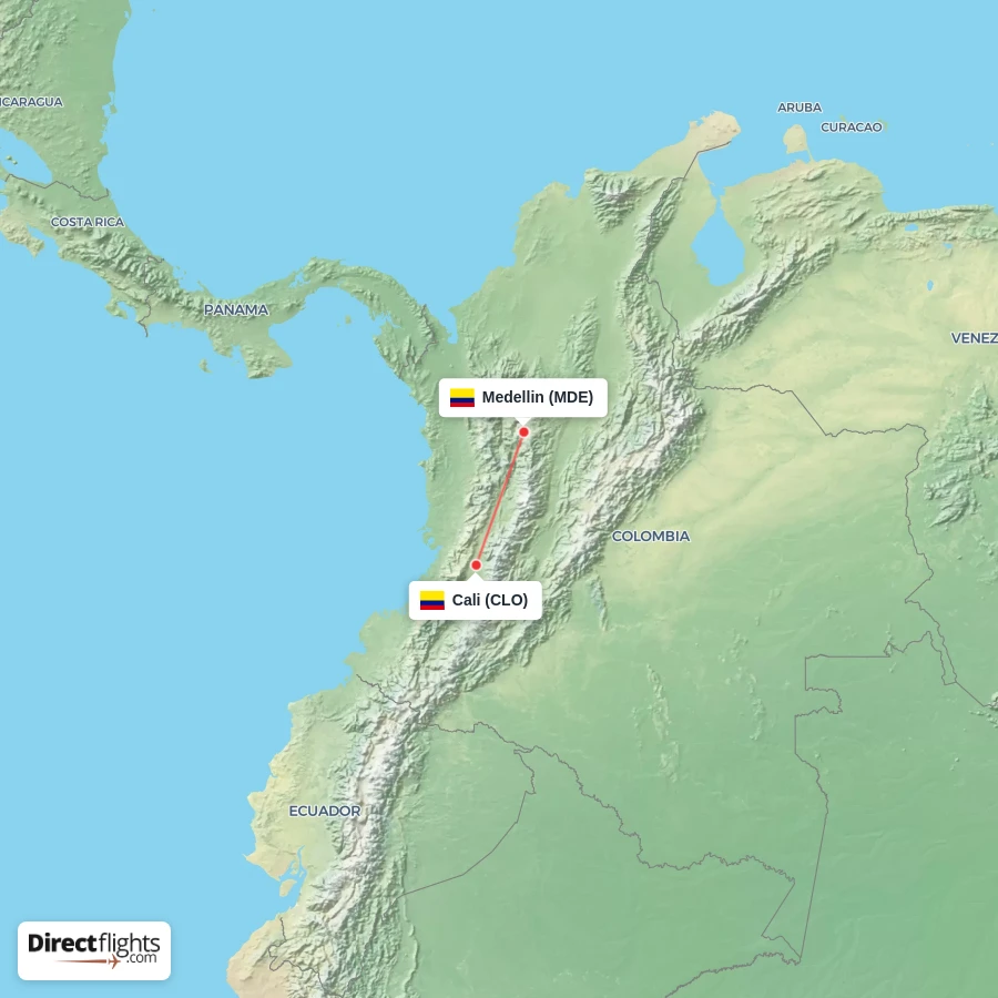 CLO - MDE route map