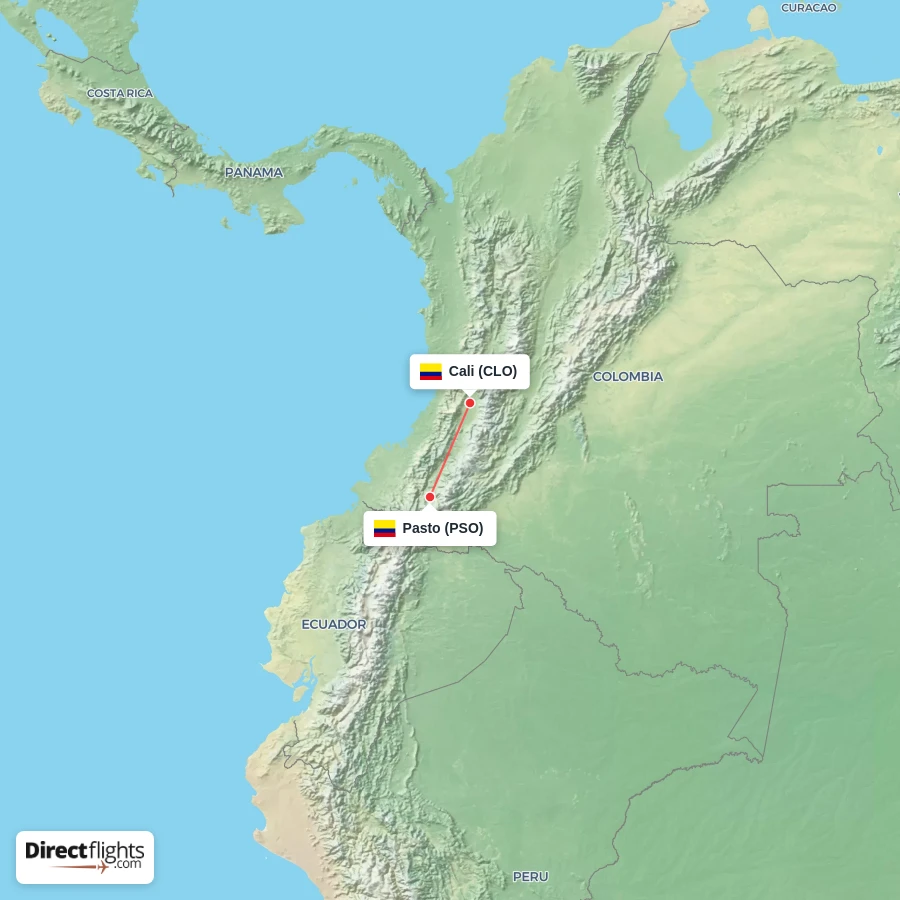 CLO - PSO route map