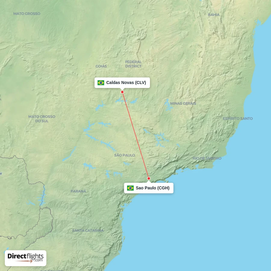 CLV - CGH route map