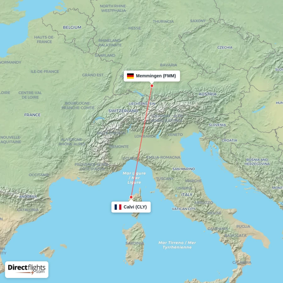 CLY - FMM route map
