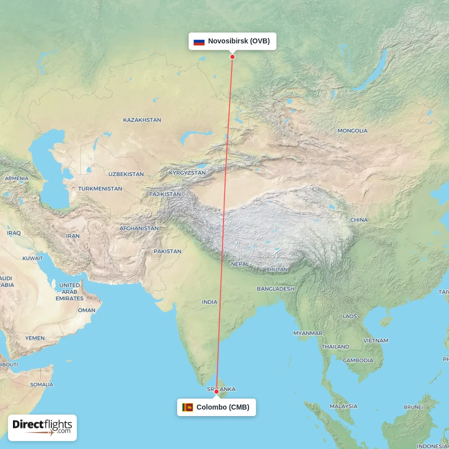 CMB - OVB route map