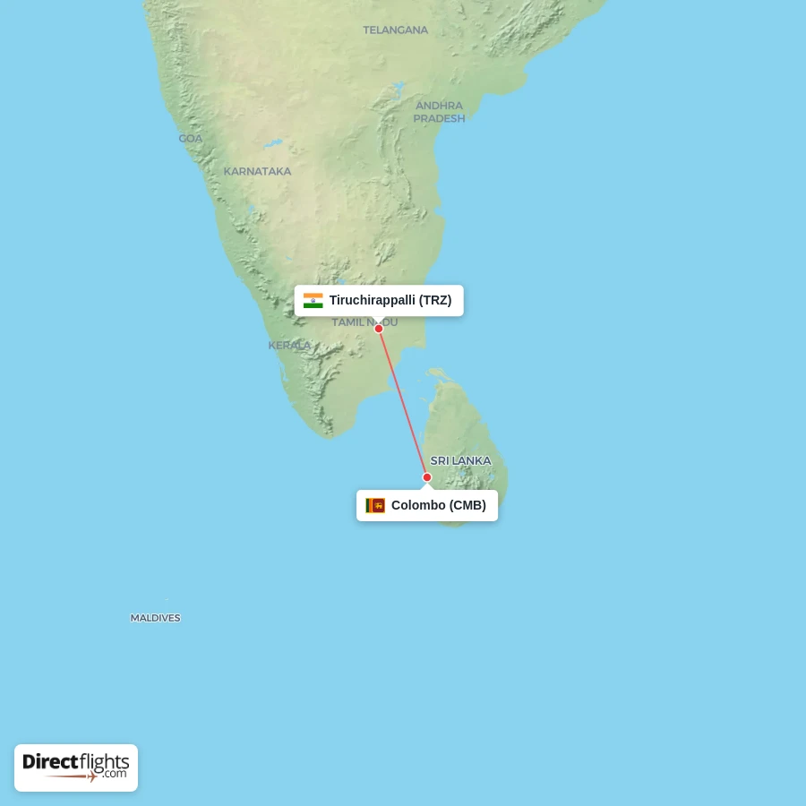 CMB - TRZ route map