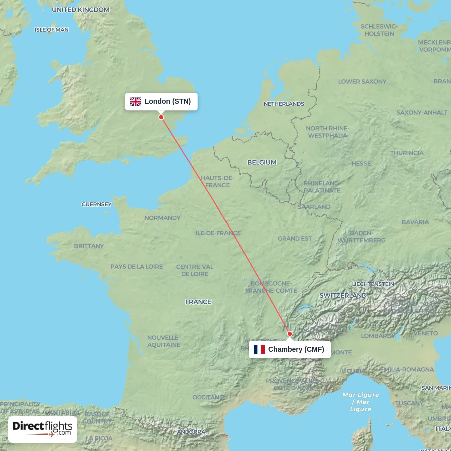 CMF - STN route map