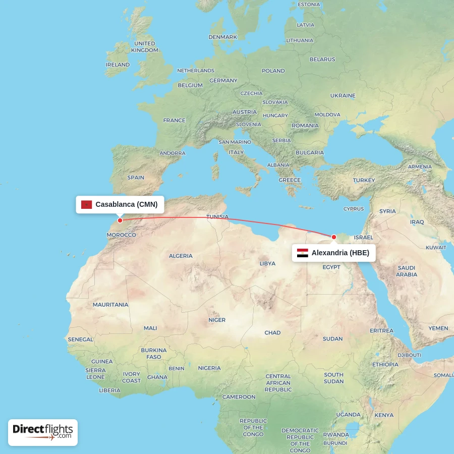 CMN - HBE route map