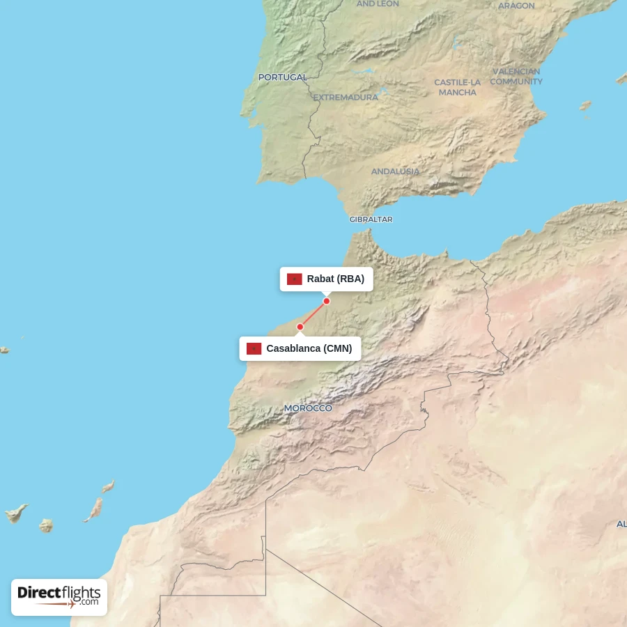 CMN - RBA route map