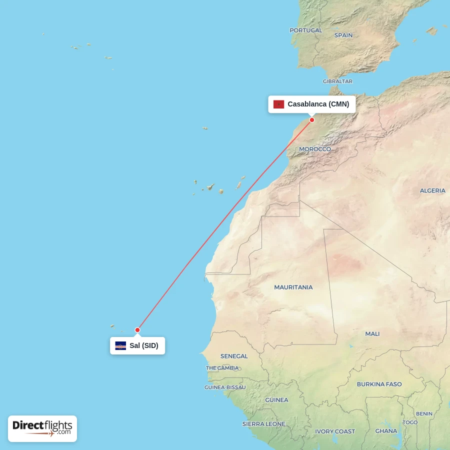 CMN - SID route map