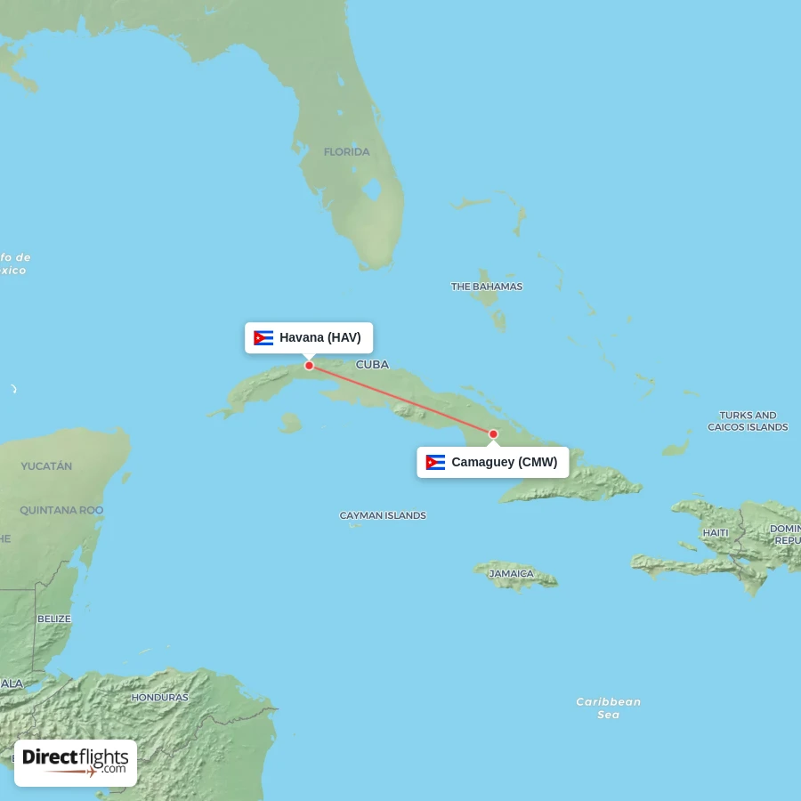 CMW - HAV route map