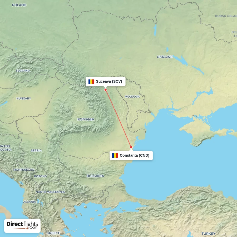 CND - SCV route map