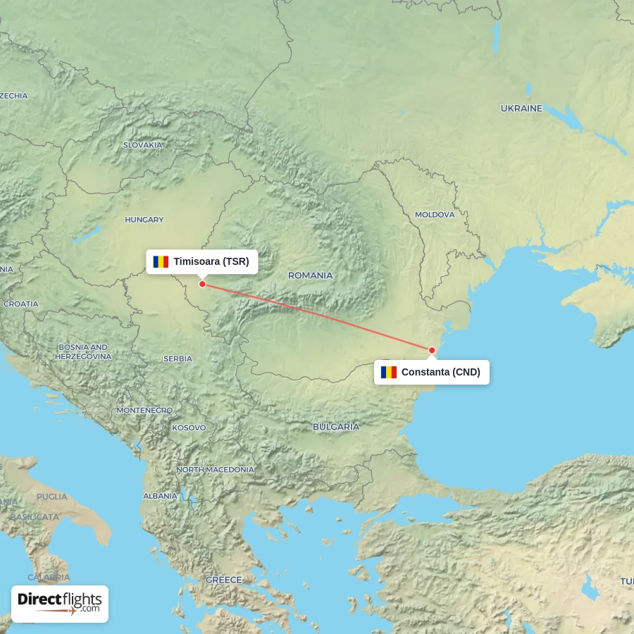 CND - TSR route map