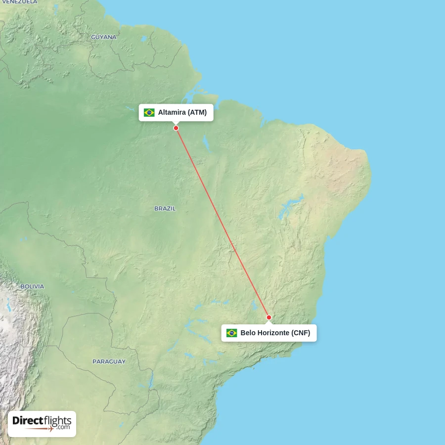 CNF - ATM route map