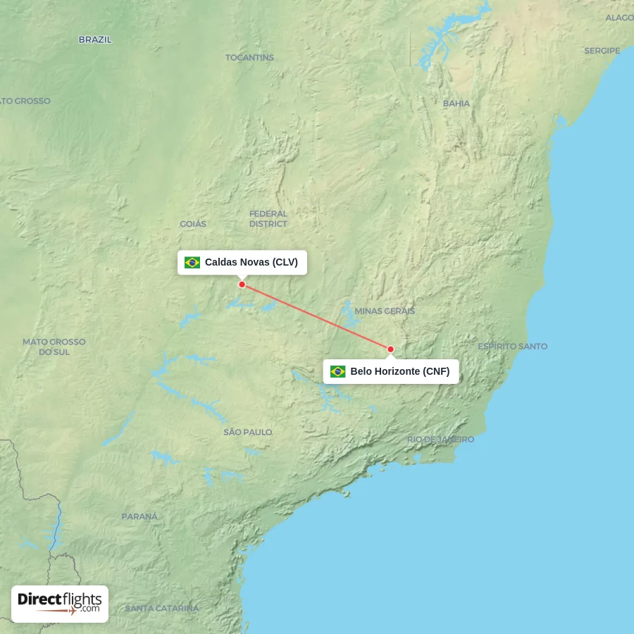 CNF - CLV route map
