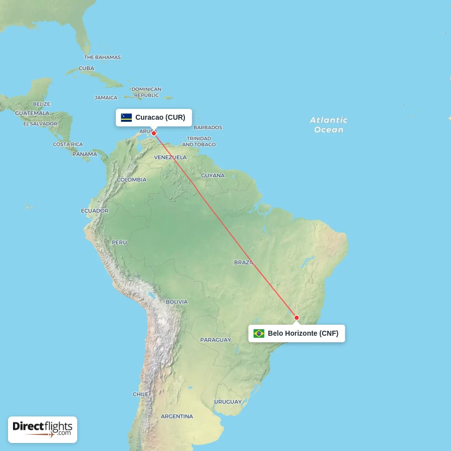 CNF - CUR route map