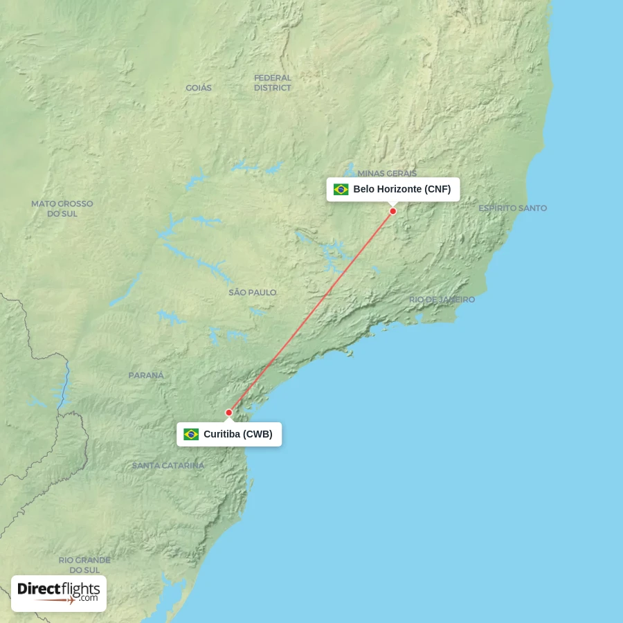 CNF - CWB route map