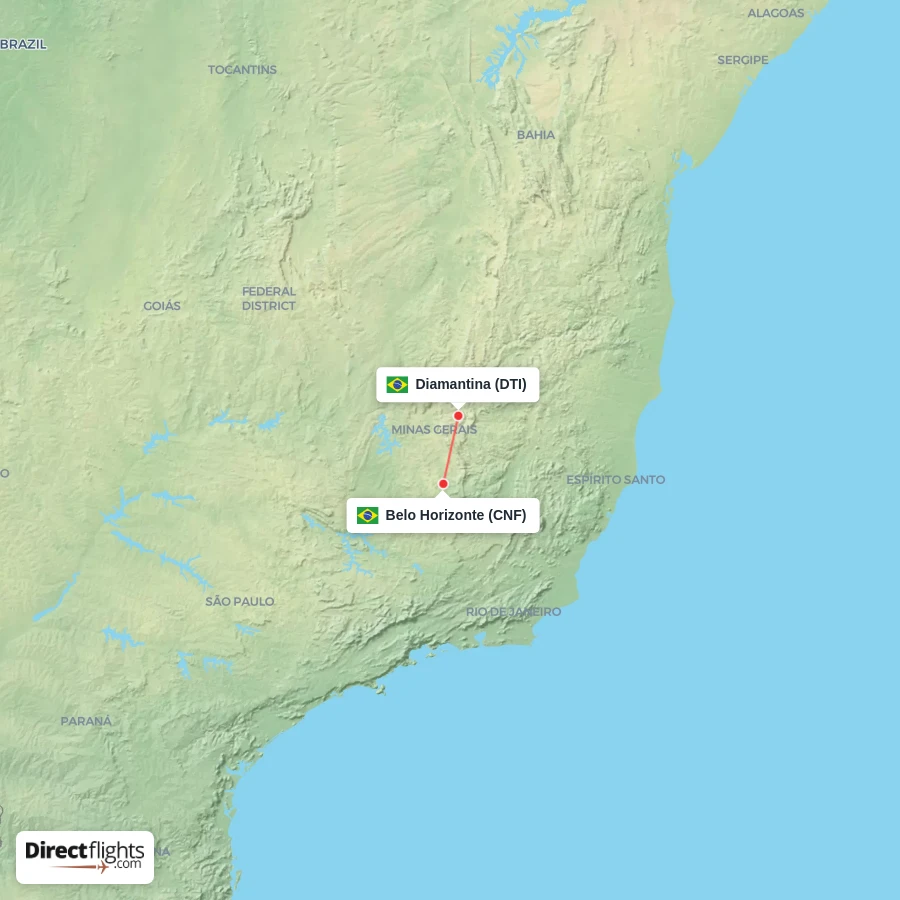 CNF - DTI route map