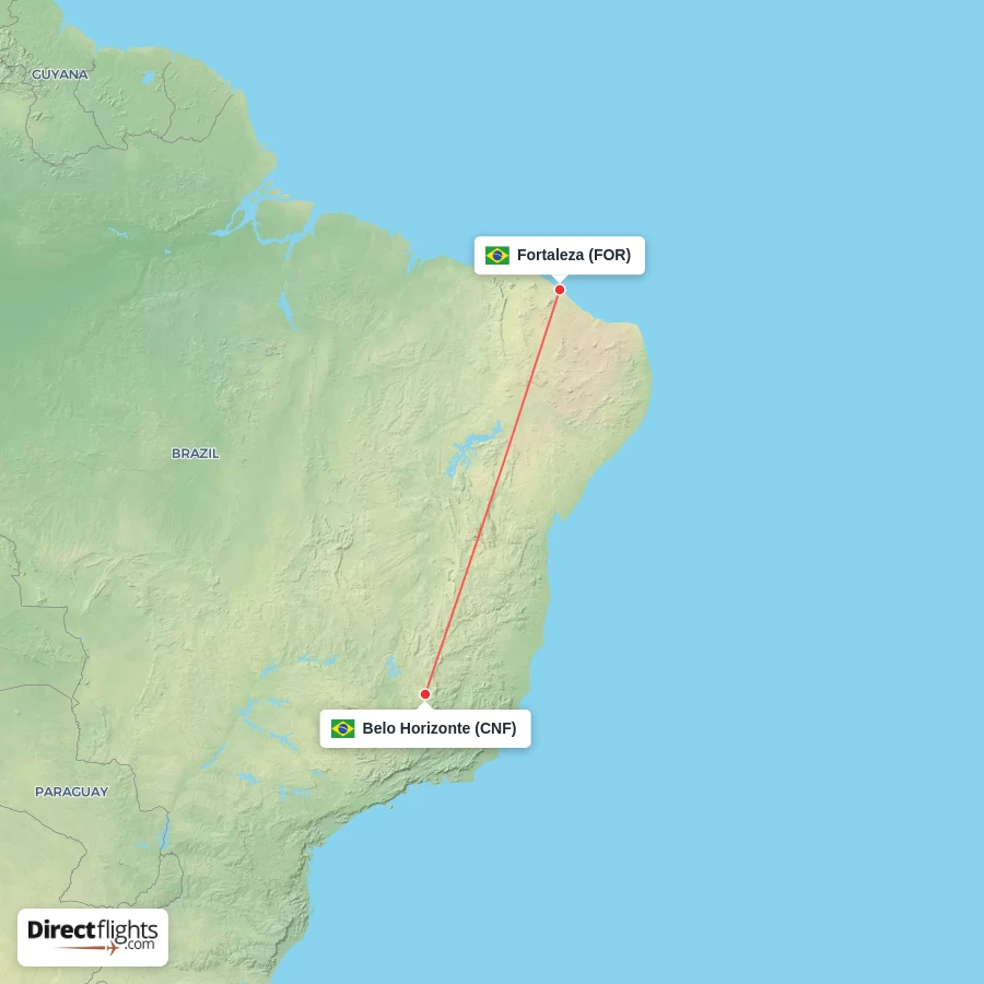 CNF - FOR route map