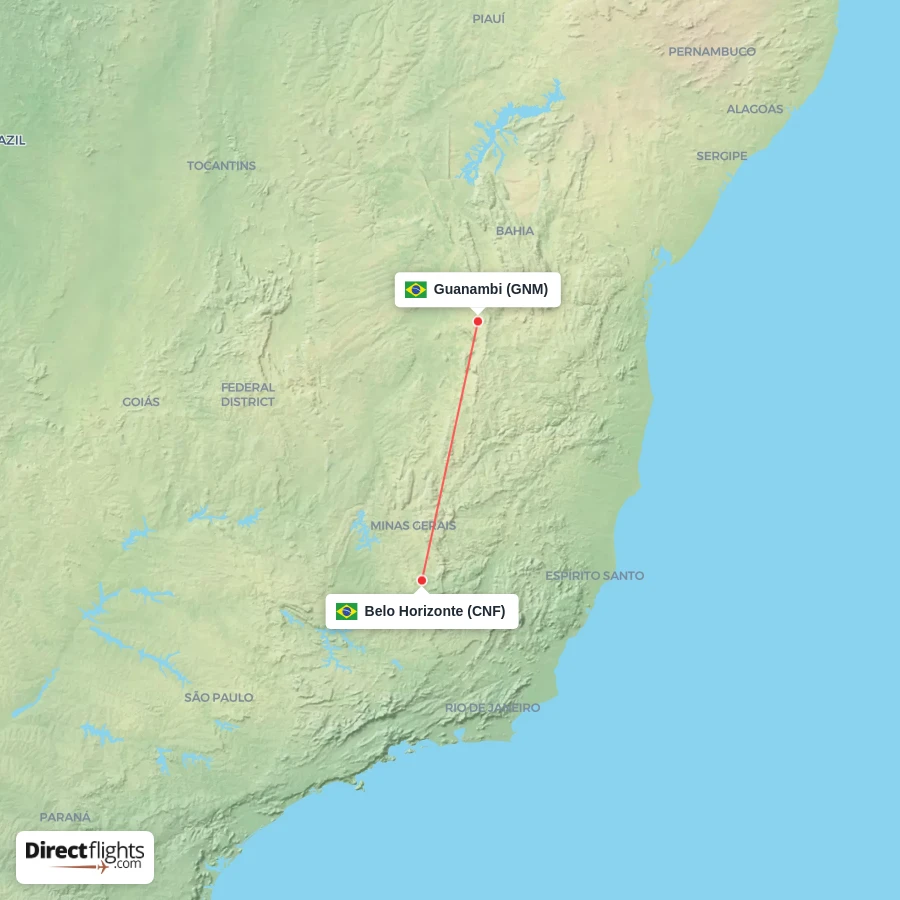 CNF - GNM route map
