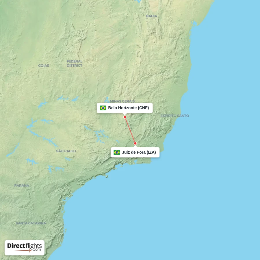 CNF - IZA route map