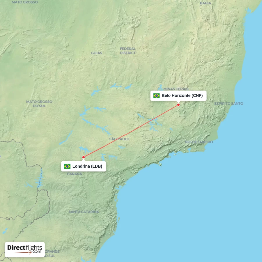 CNF - LDB route map