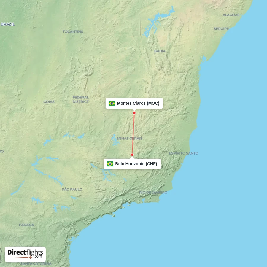 CNF - MOC route map