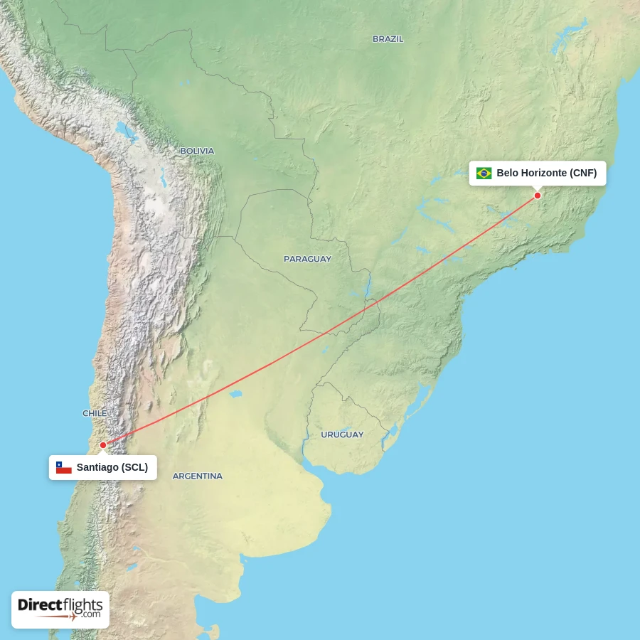 CNF - SCL route map