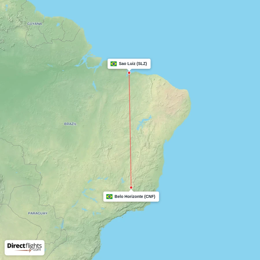 CNF - SLZ route map