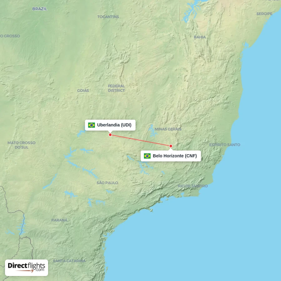 CNF - UDI route map