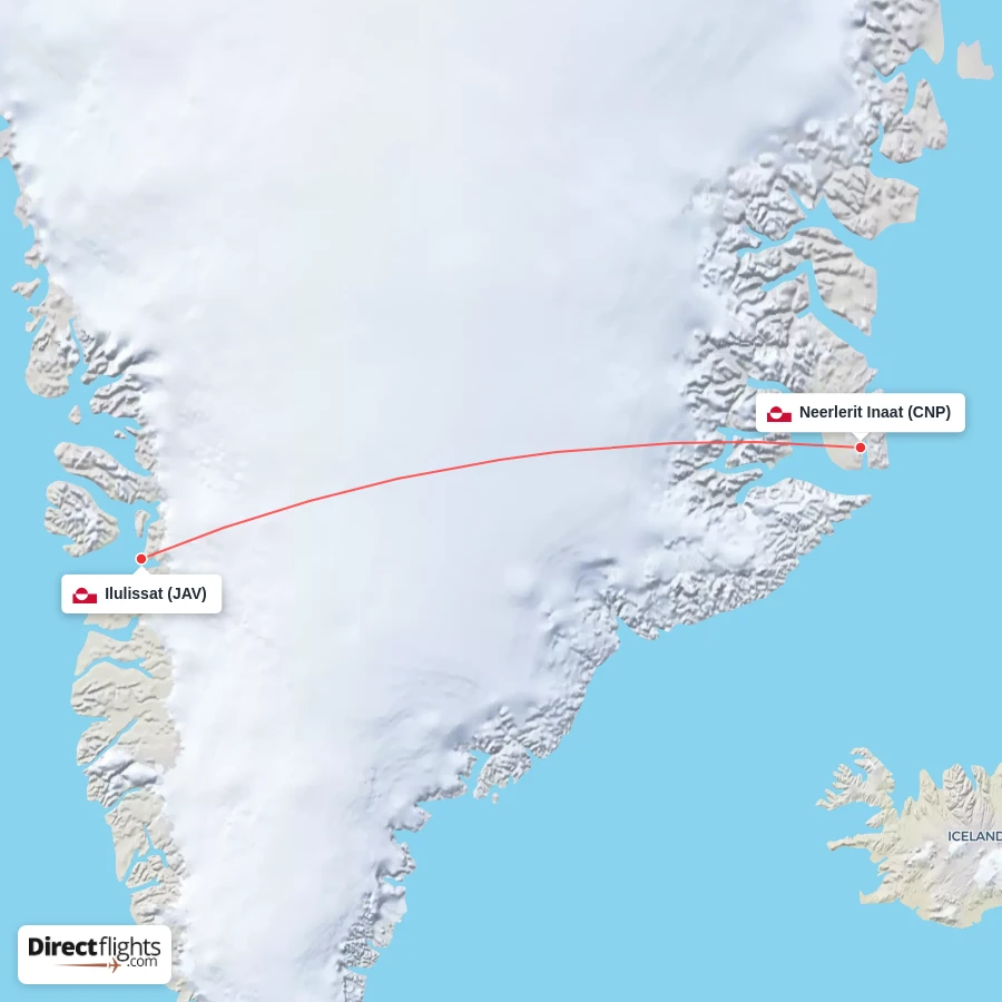CNP - JAV route map