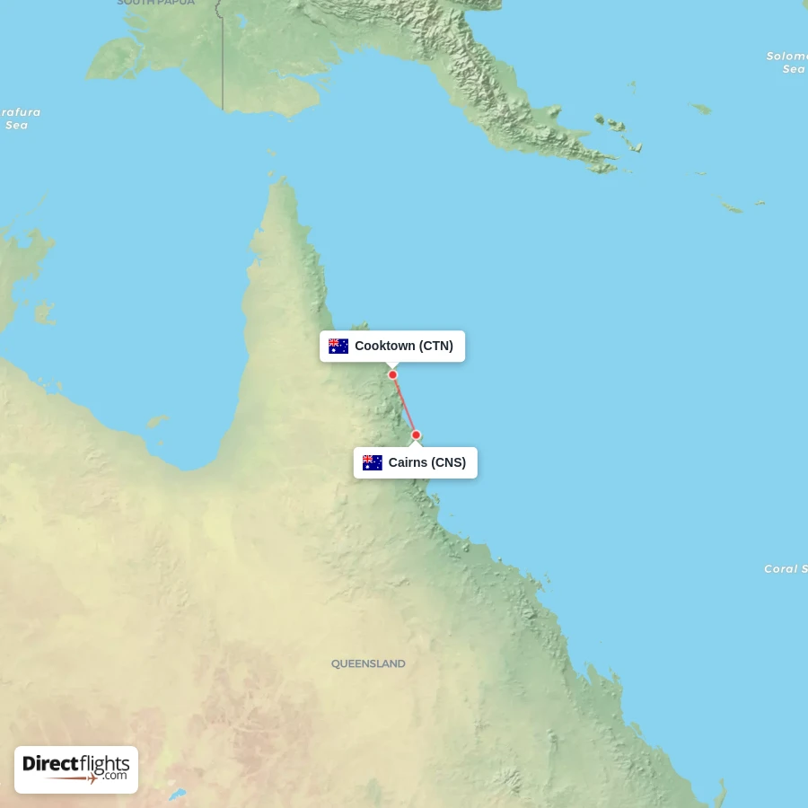 CNS - CTN route map