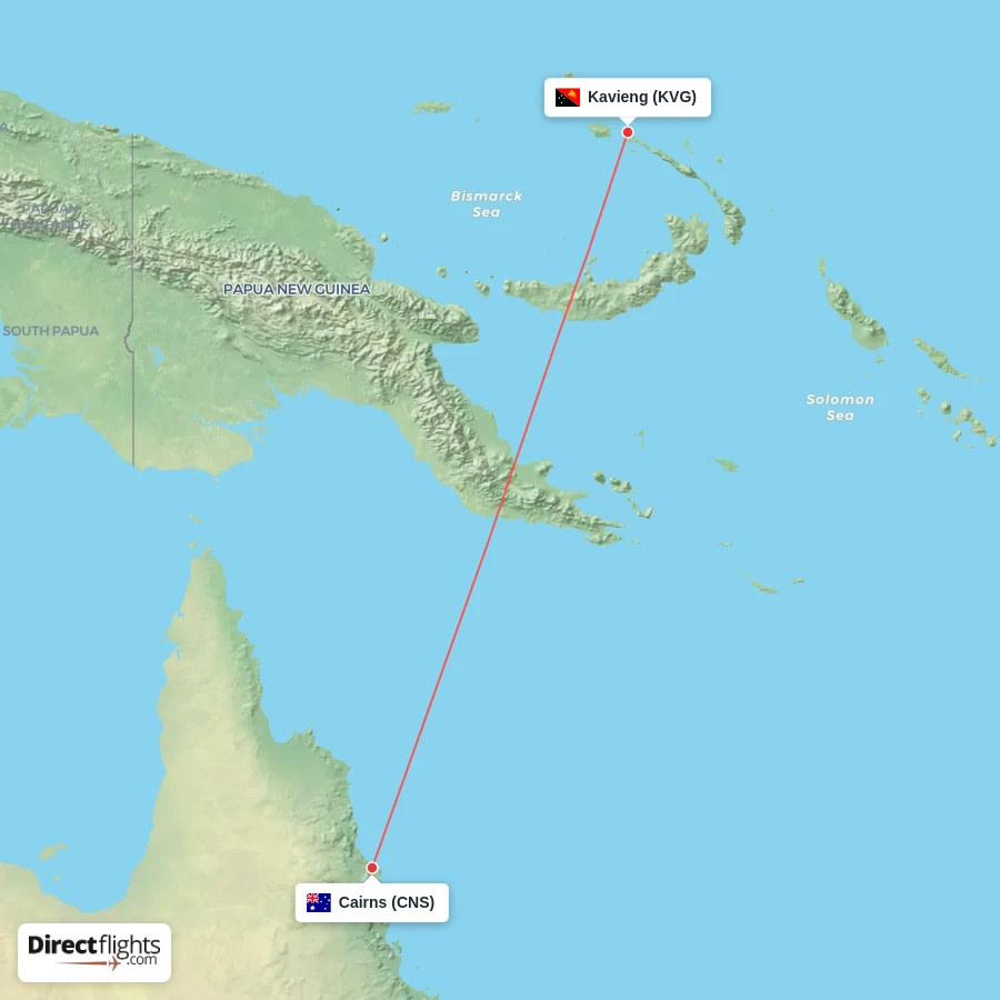 CNS - KVG route map